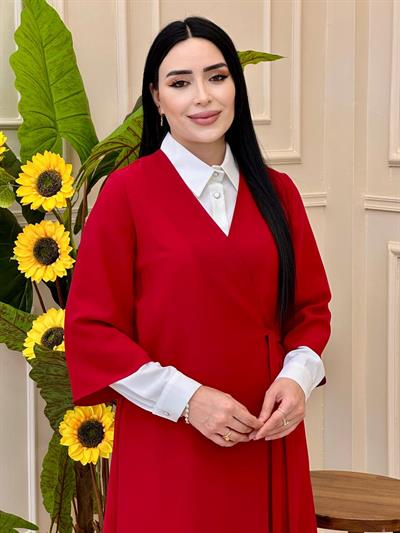 Yan Bağlama İkili Takım 8014 t-025 Kırmızı
