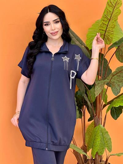 Yelekli Spor İkili Takım 1084 T-25 Lacivert
