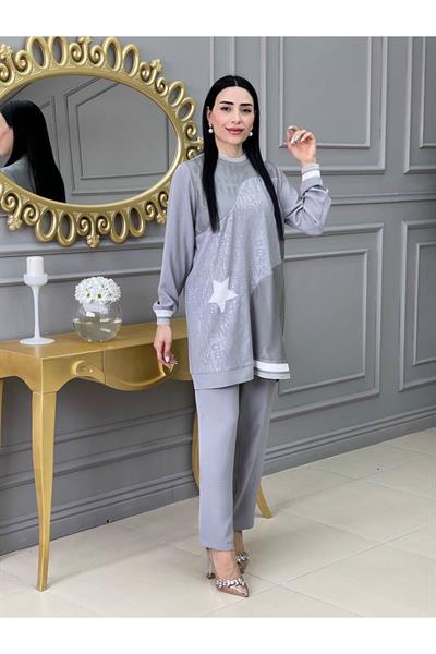 Yıldızlı Ayrobin Takım 1012 Gri