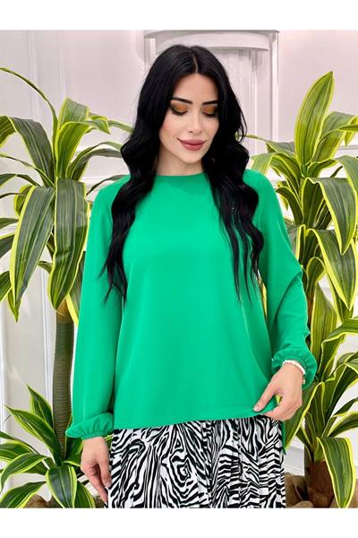 Zebra Desen Etekli Takım 14165 Yeşil