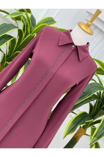 Zik Zak Taş Şerit Tunik 747 Rose