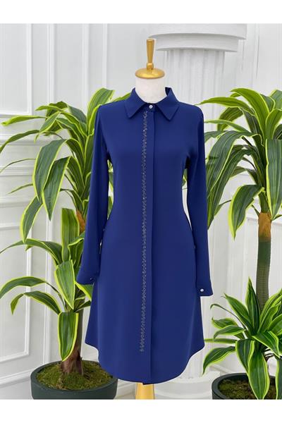 Zik Zak Taş Şerit Tunik 747 Saks