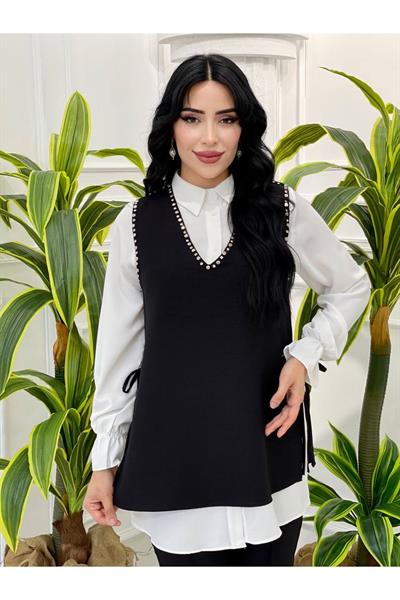 Zımba Detay 3 lü Takım 2228 Siyah