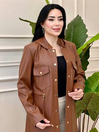 Zımba Detay Deri Kaban 7441 t-24 Taba