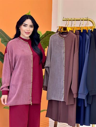 Zincir Detay Geçişli Oyşo Takım 1100 T-25 Bordo