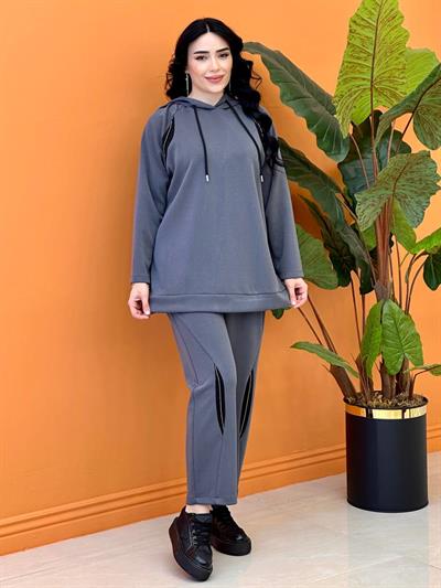 Zincir Detay Spor İkili Takım 72034 T-25 Gri