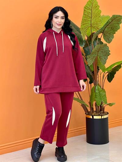 Zincir Detay Spor İkili Takım 72034 T-25 Bordo
