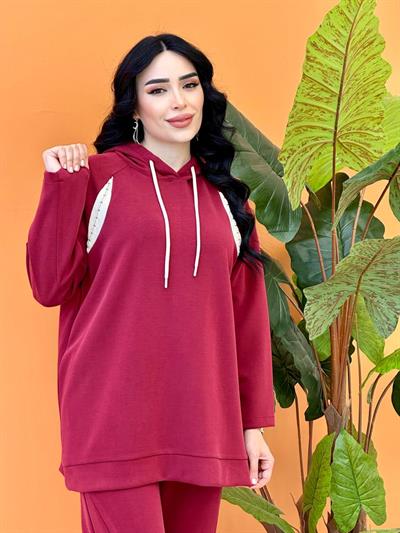 Zincir Detay Spor İkili Takım 72034 T-25 Bordo