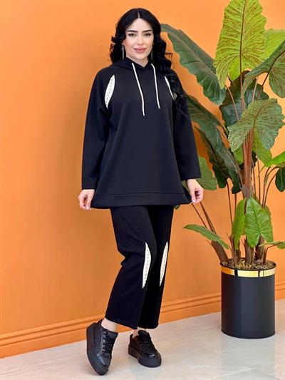 Zincir Detay Spor İkili Takım 72034 T-25 Siyah