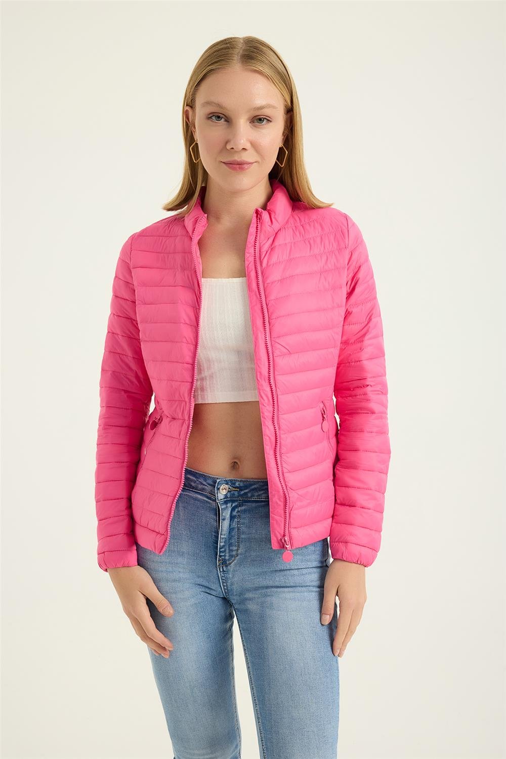 Puffer Dik Yaka Mont