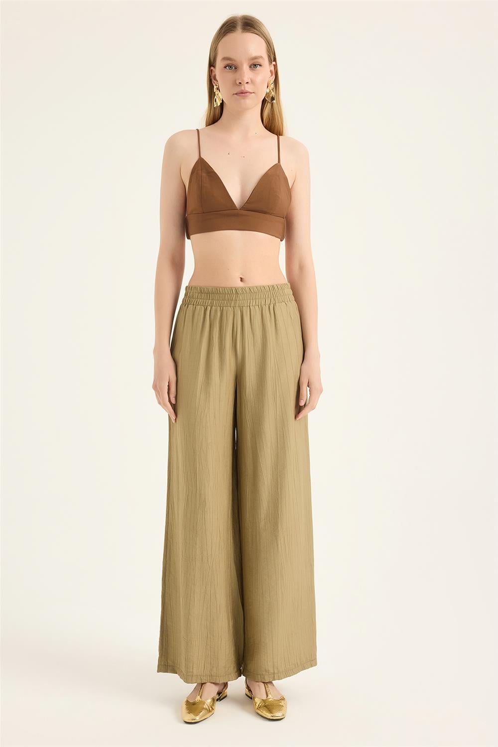 Bel Lastikli Pantolon