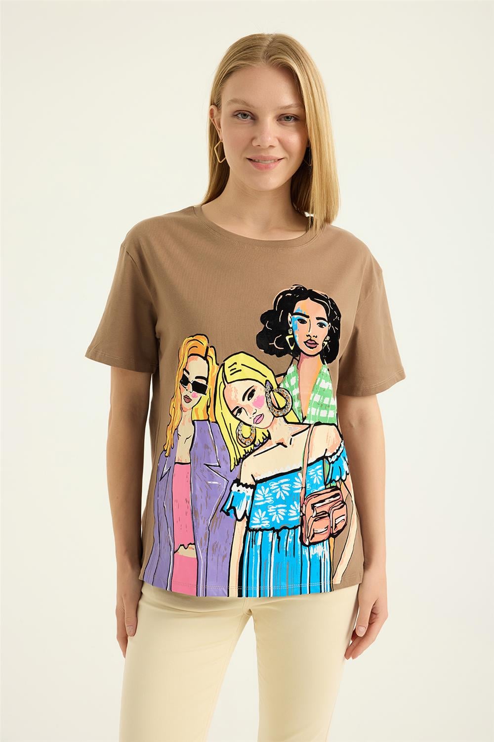 Kız Baskılı Tshirt