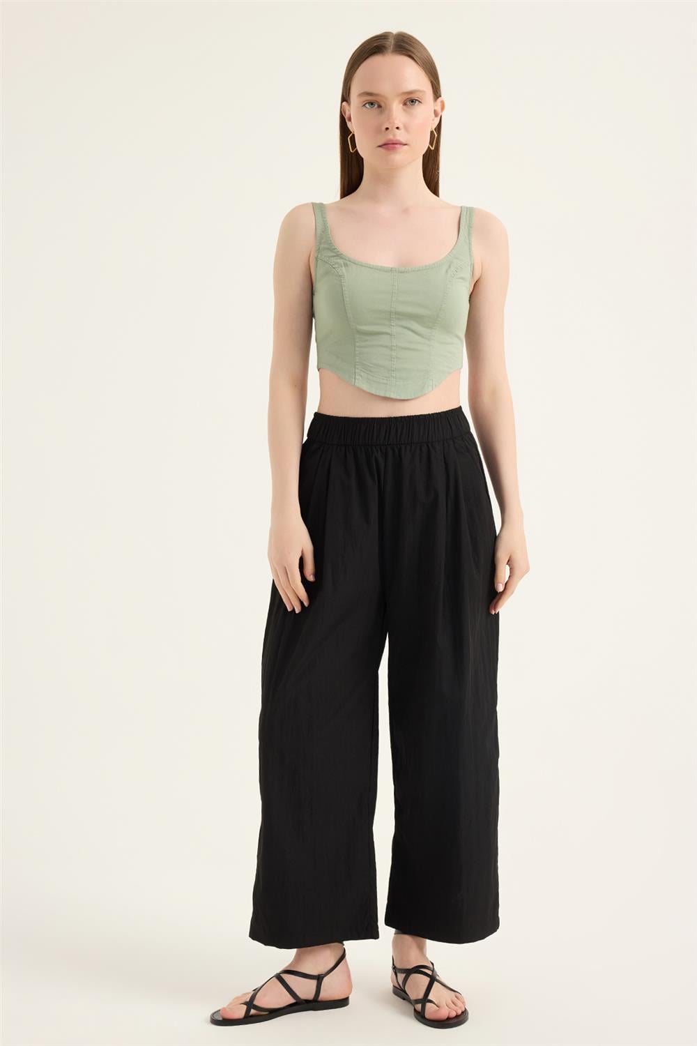 Bel Lastikli Pantolon