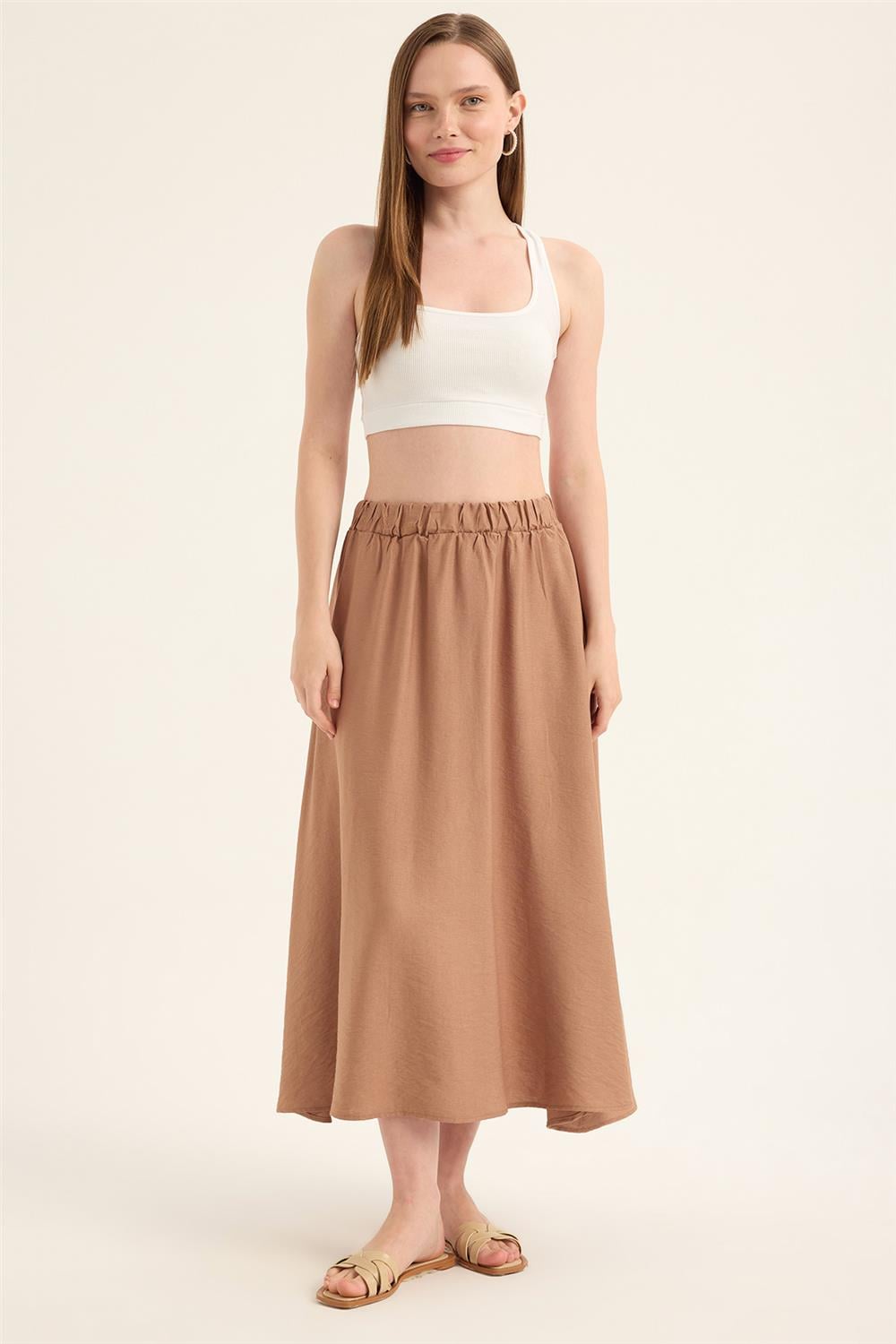Bel Lastikli Etek