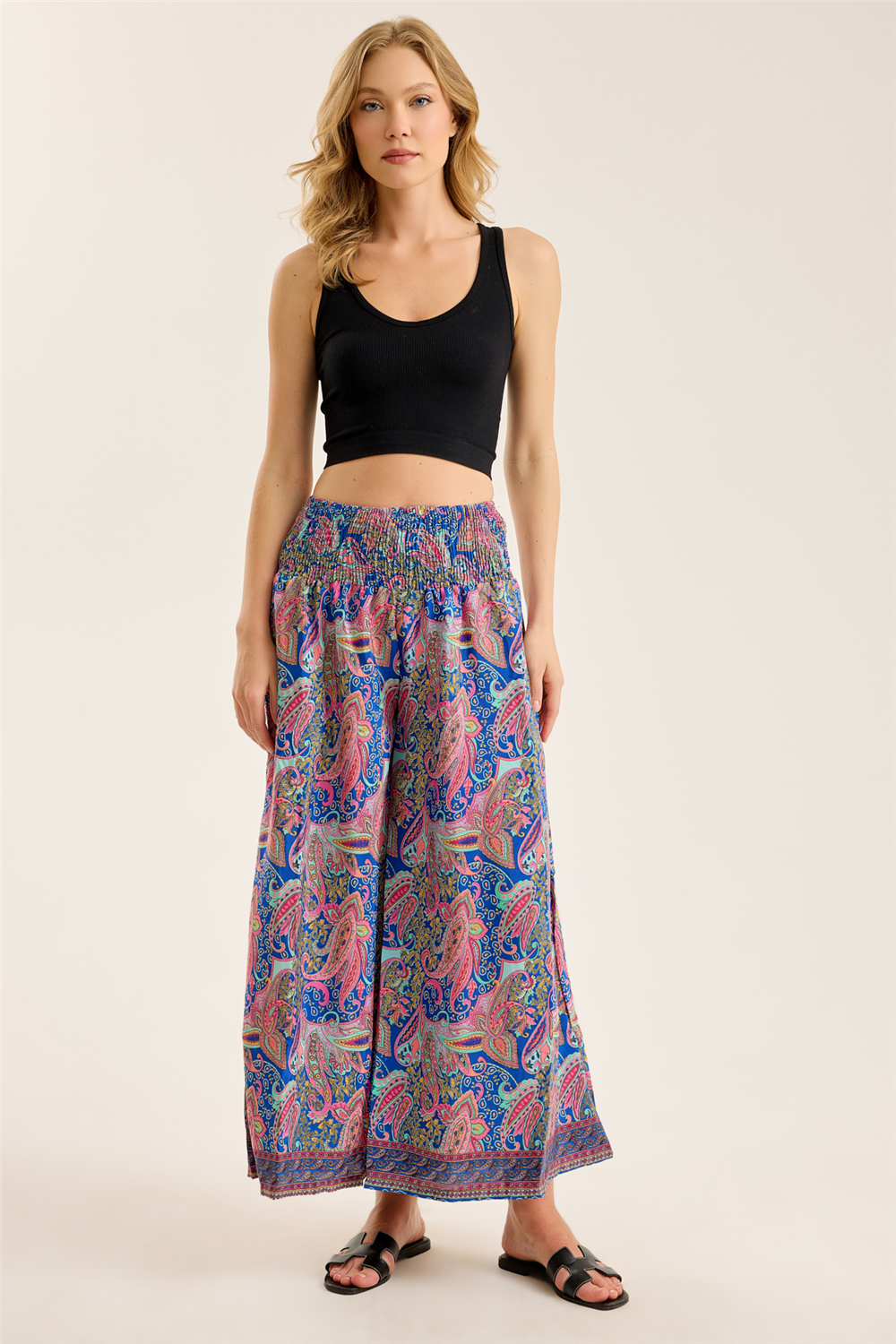 Şal Desen Pantolon