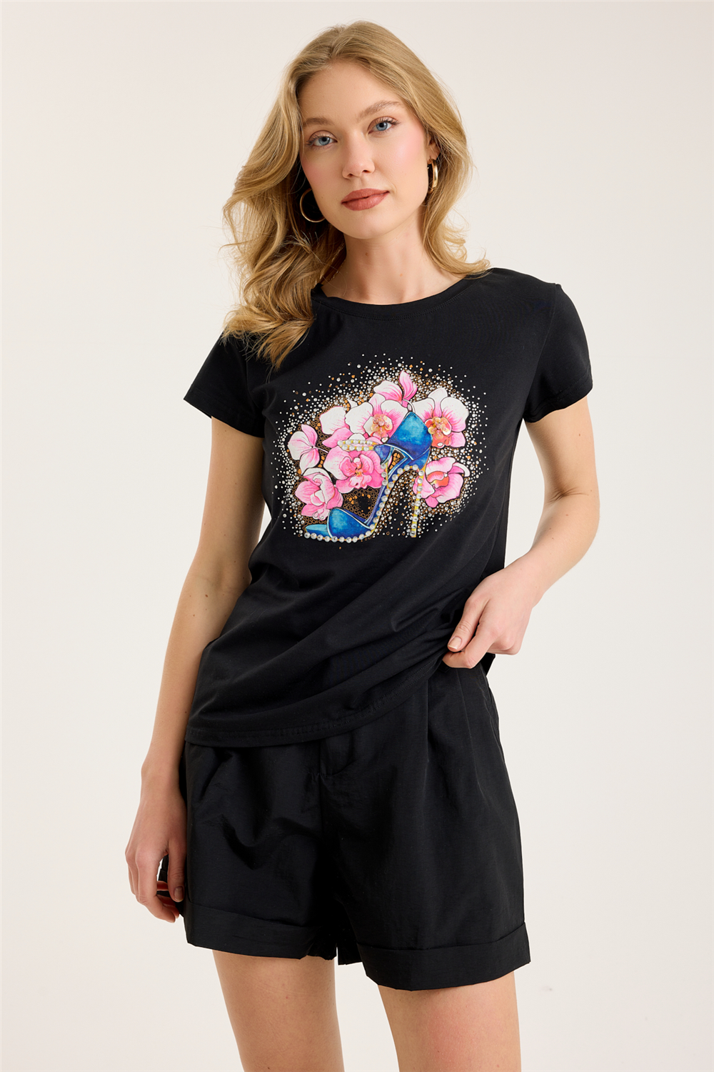 Ayakkabı Baskılı Tshirt