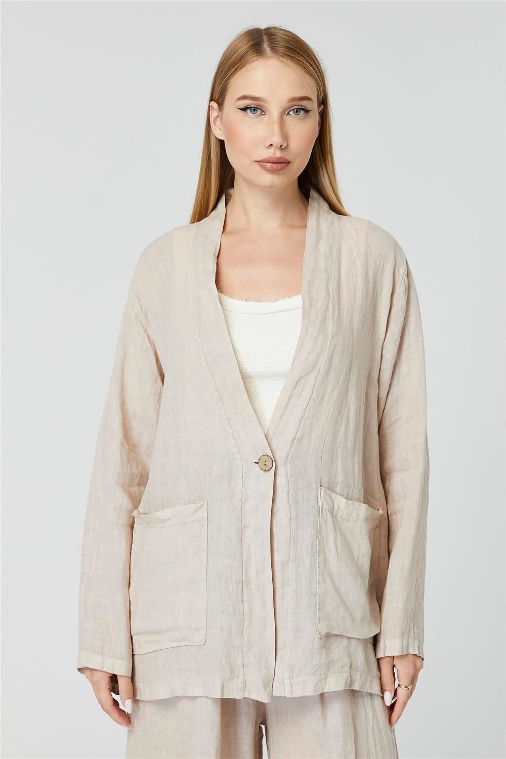 Keten Kese Cepli Ceket