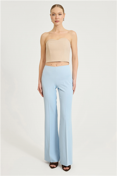 Orta Yüksek Bel Geniş Pantolon