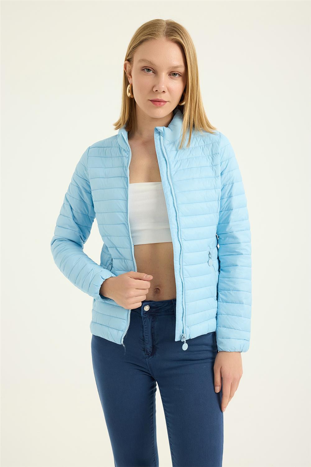 Puffer Dik Yaka Mont
