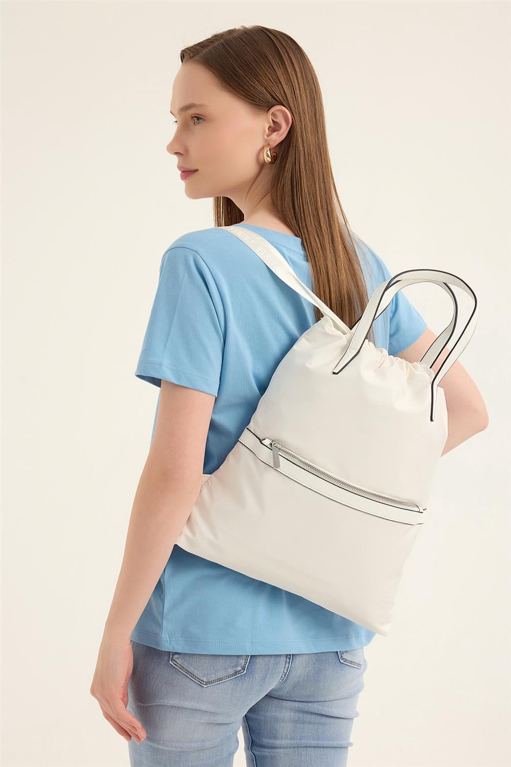 Köşeli Büzgülü Çanta