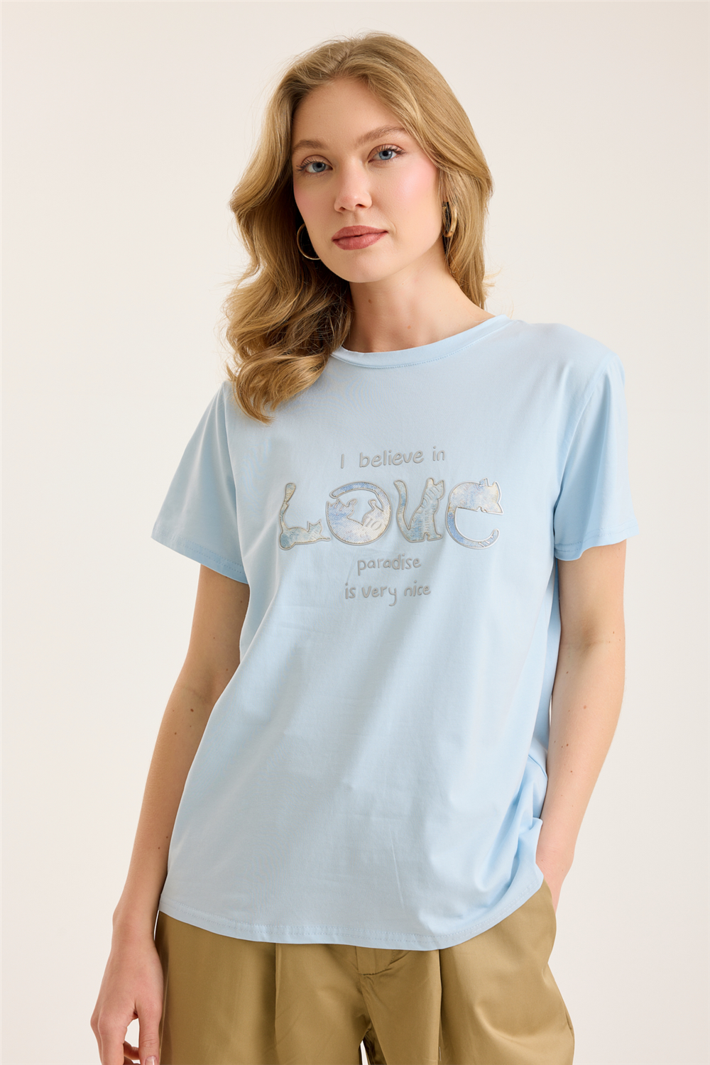 Kedi Armalı Tshirt