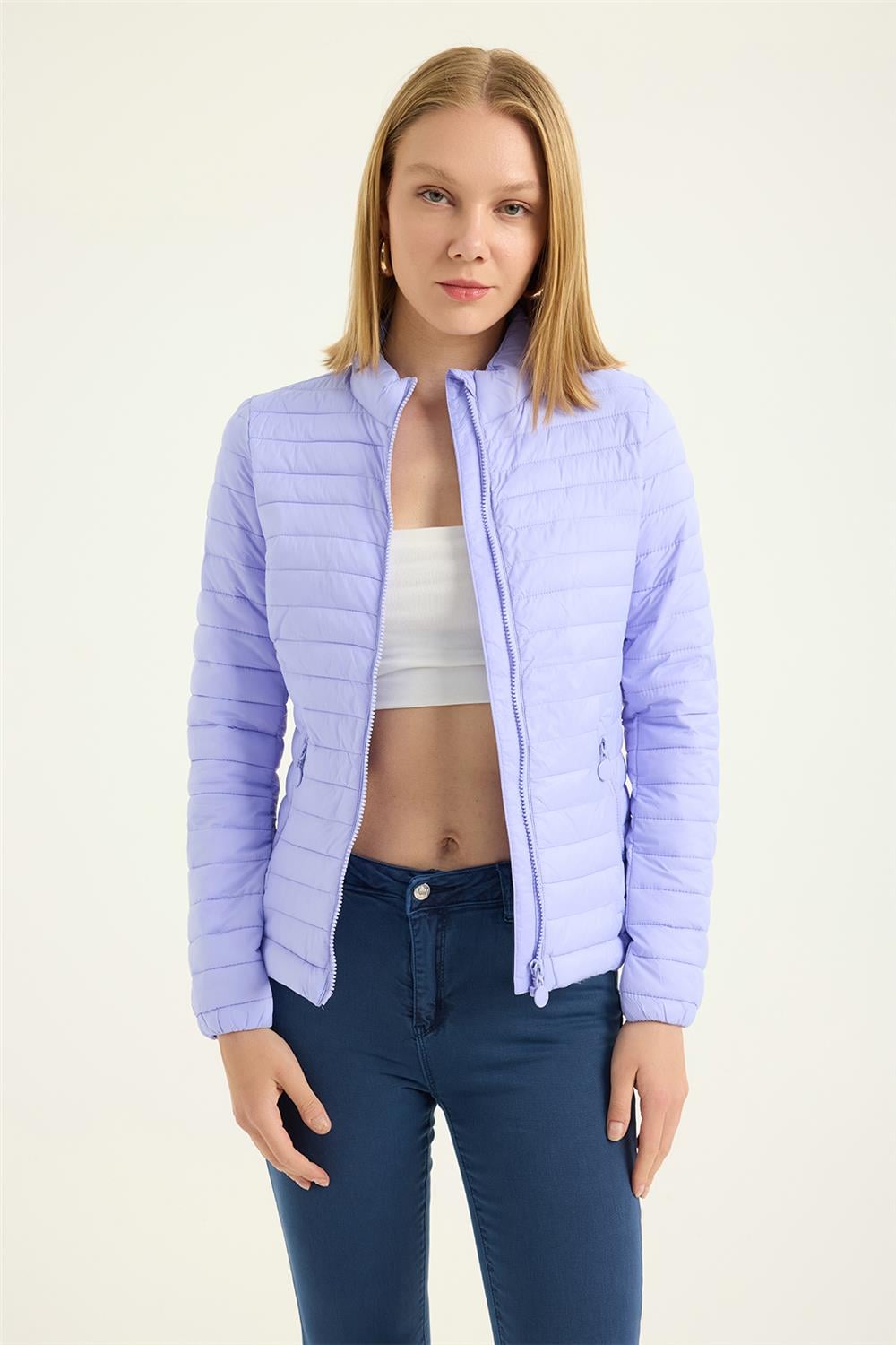 Puffer Dik Yaka Mont