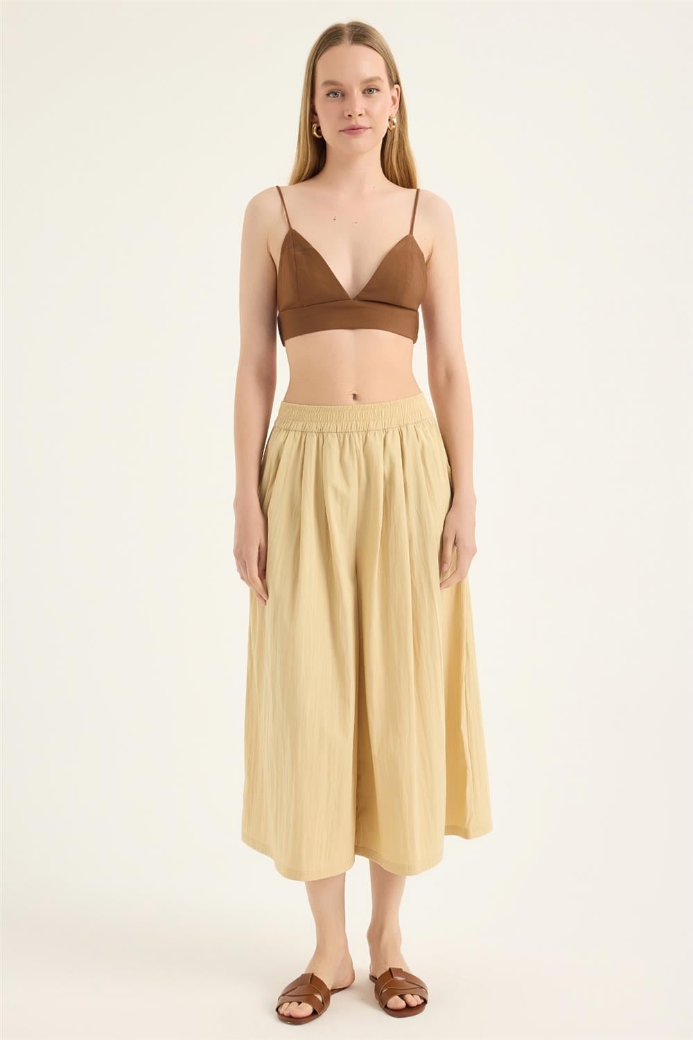 Bel Lastikli Pantolon