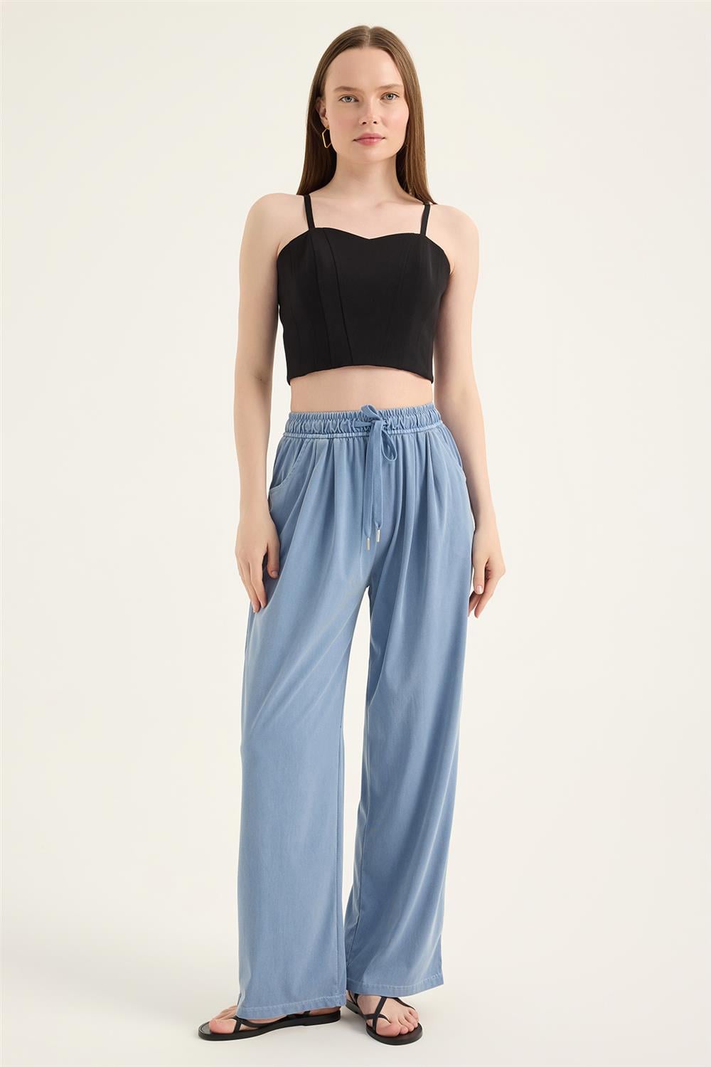 Beli Lastikli Pantolon