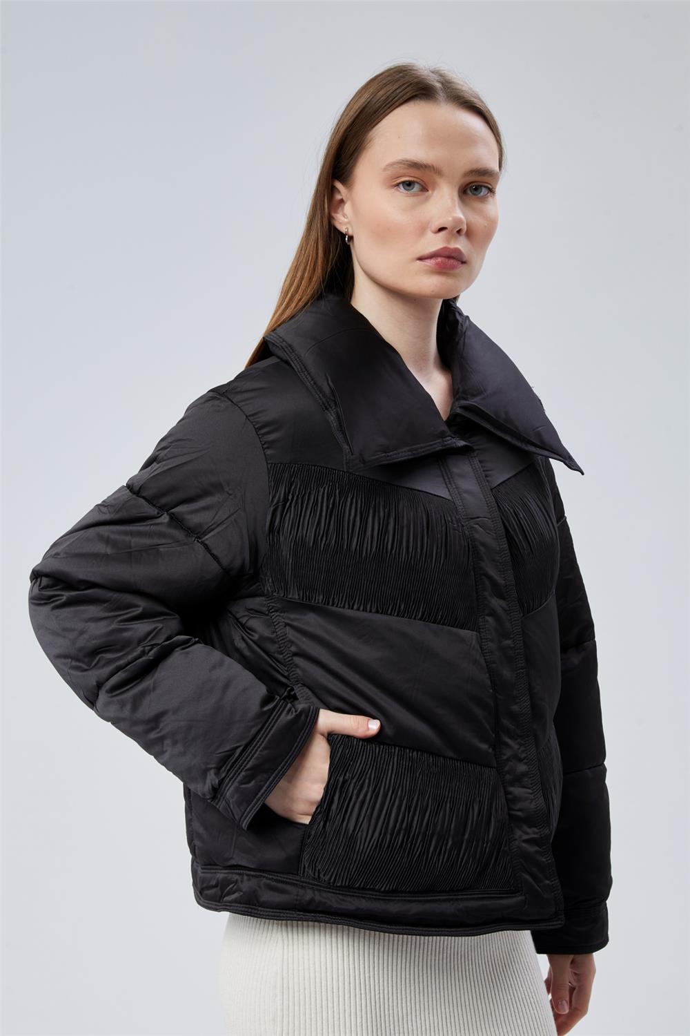 Puffer Plise Mont · 2