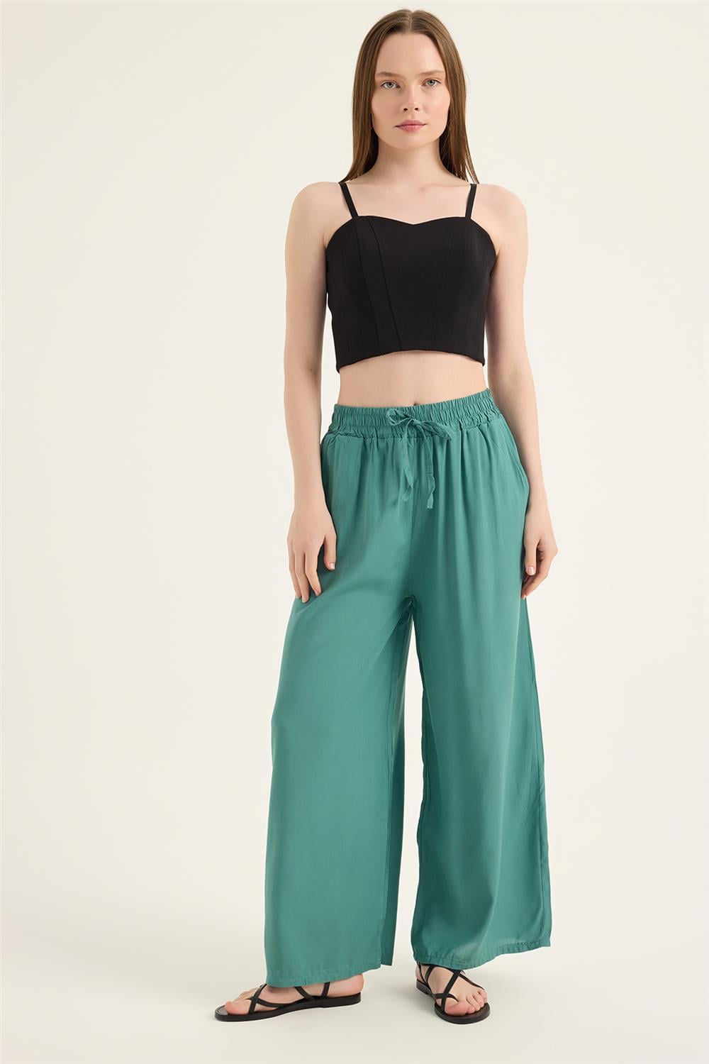 Bel Lastikli Pantolon