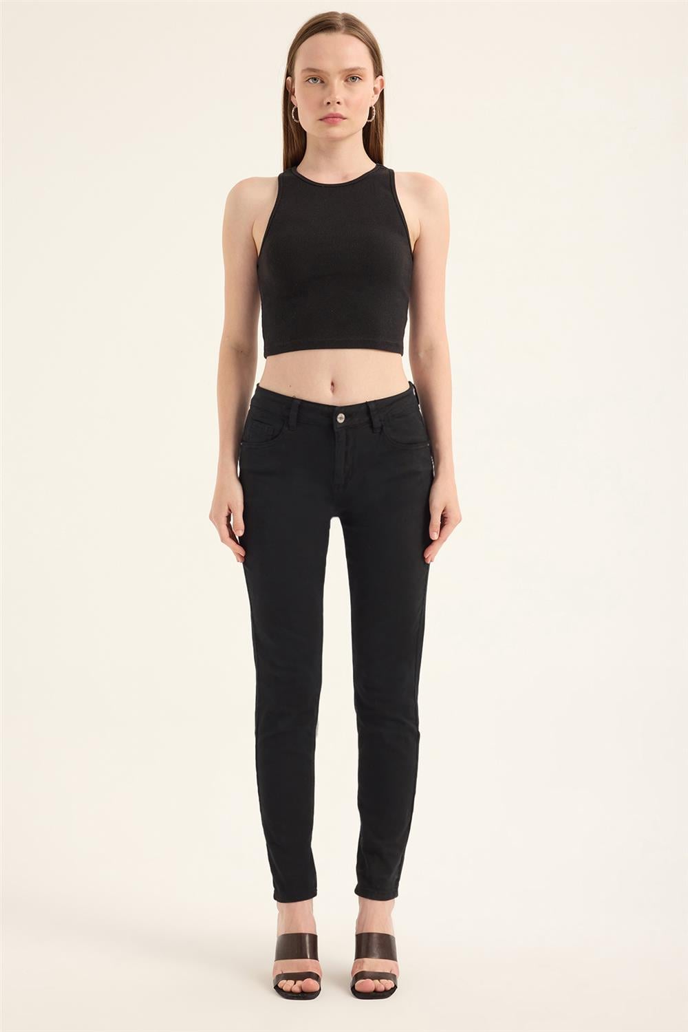 Kanvas Push Up Pantolon