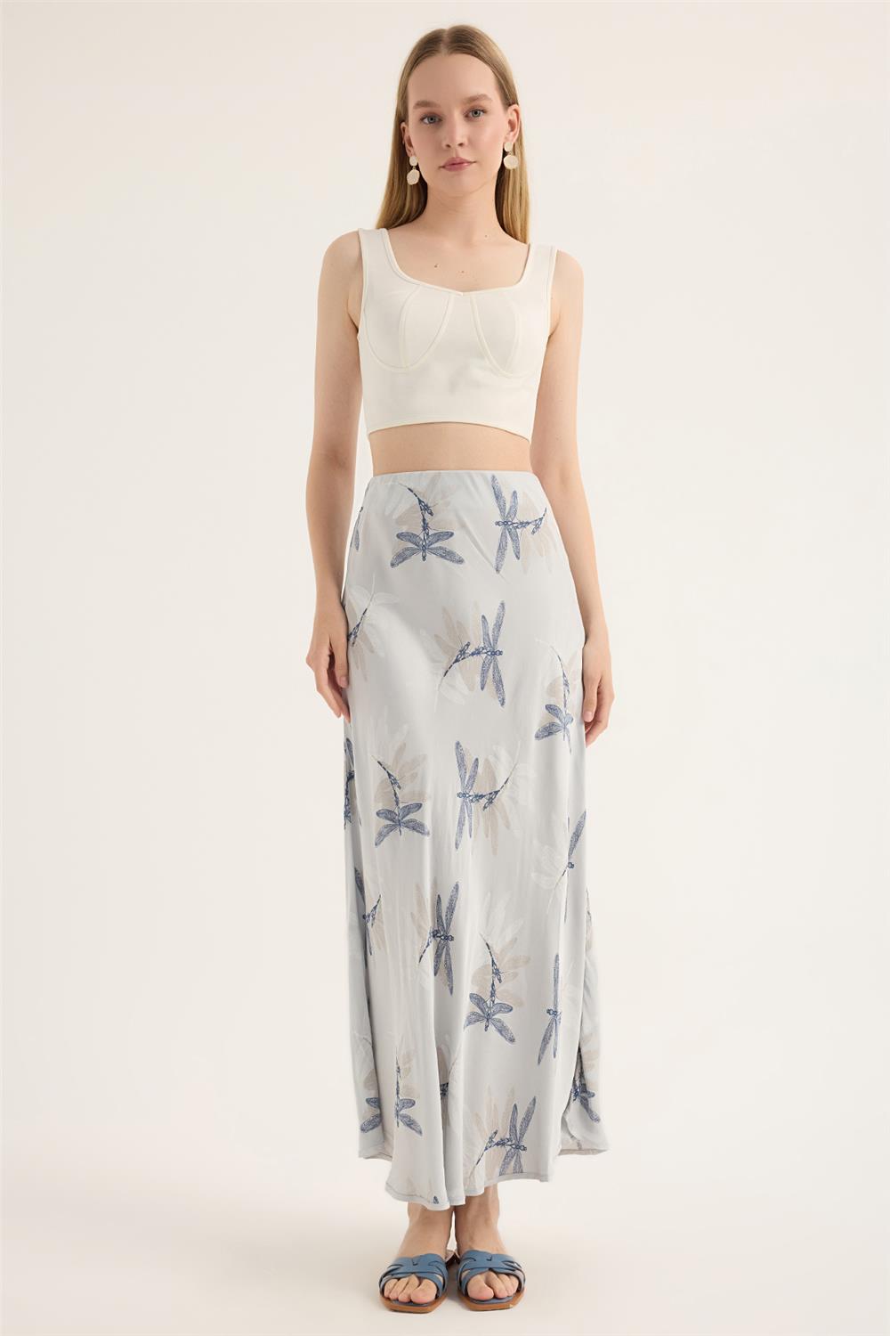 Uzun Yusufcuk Baskılı Etek