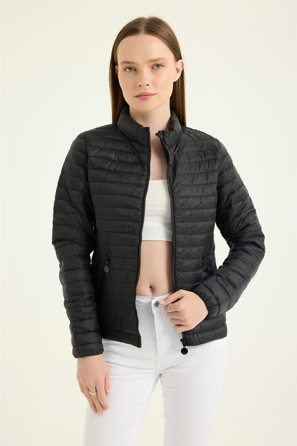 Puffer Dik Yaka Mont