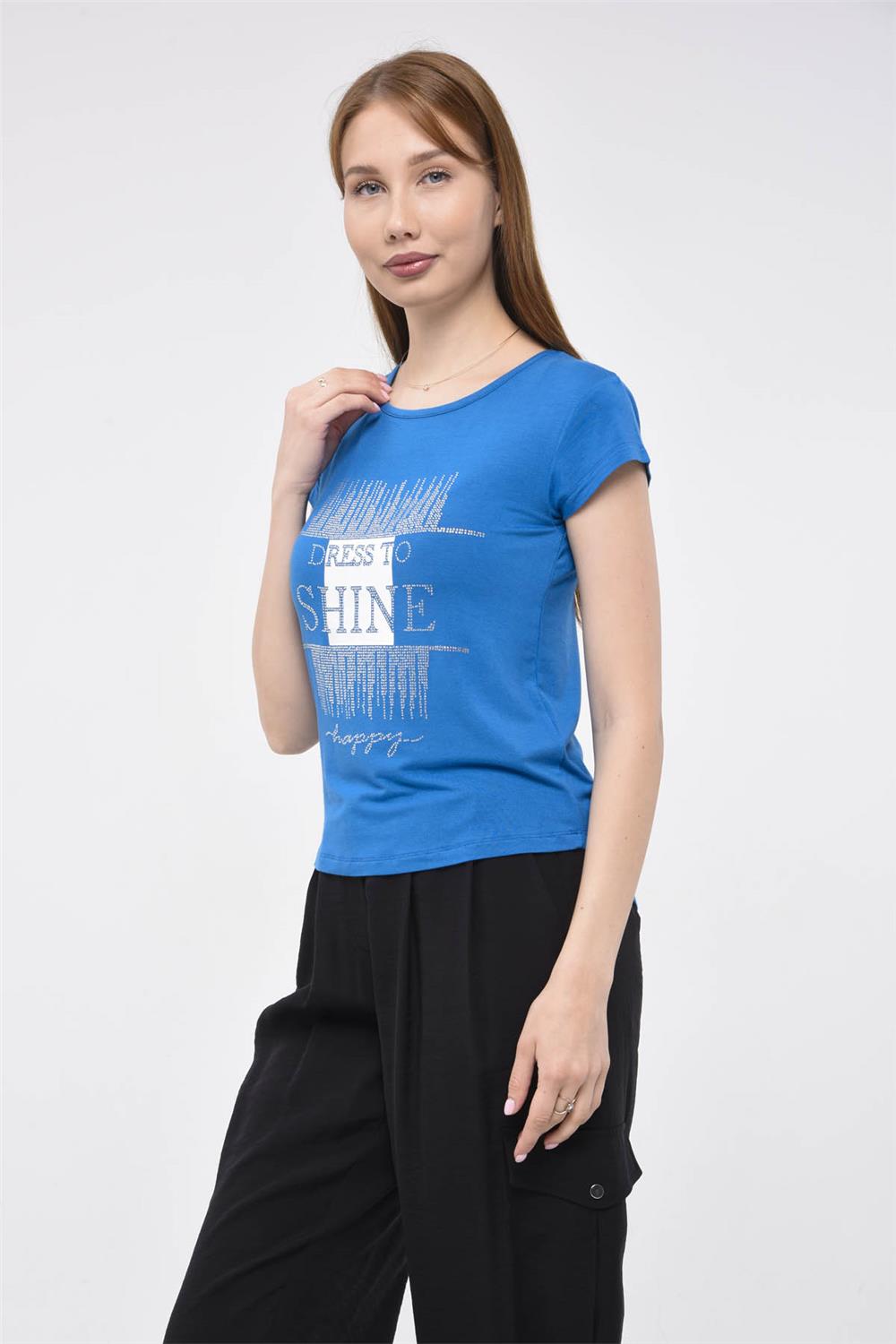 Dress To Shine Baskılı Tshirt · 2