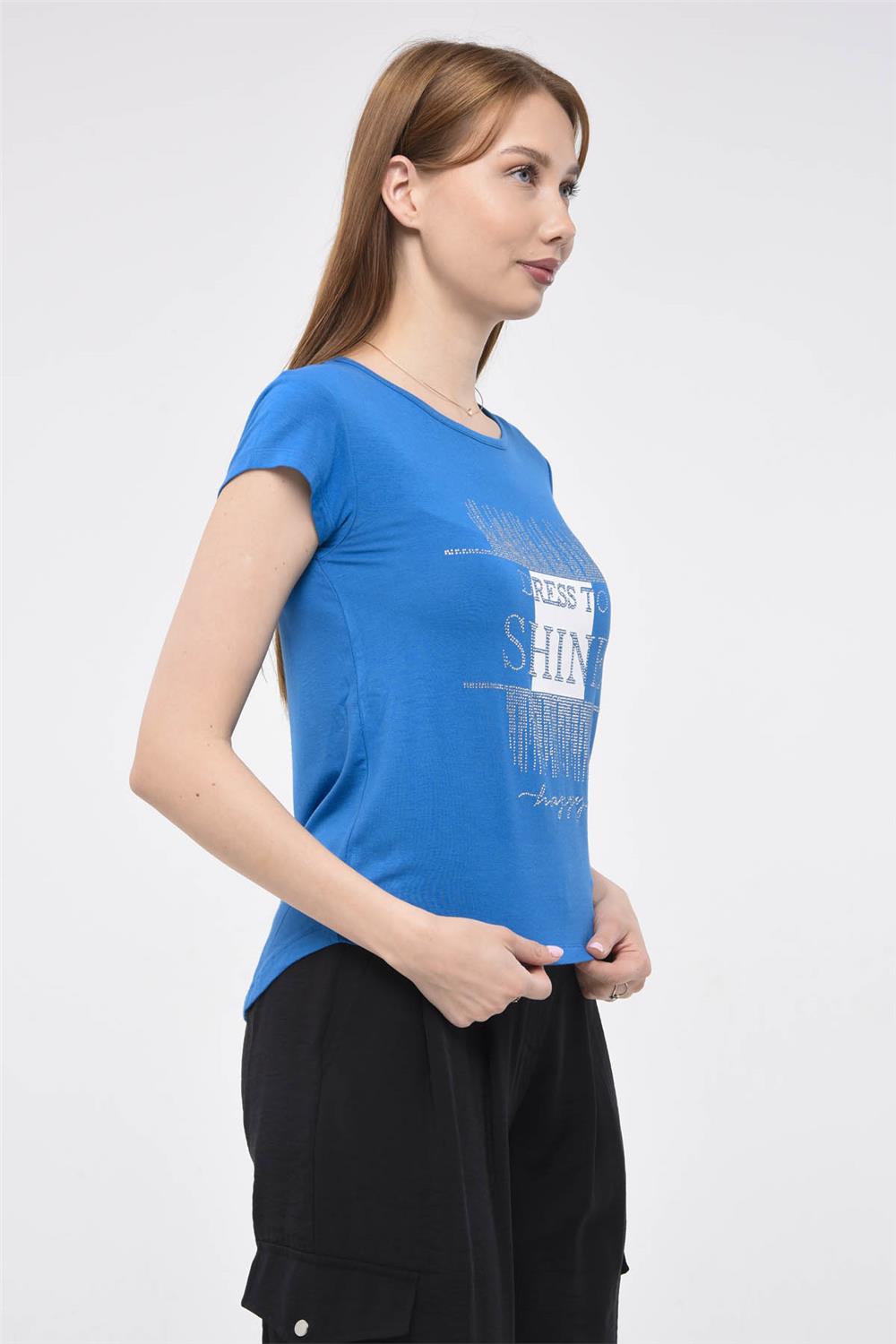 Dress To Shine Baskılı Tshirt · 3