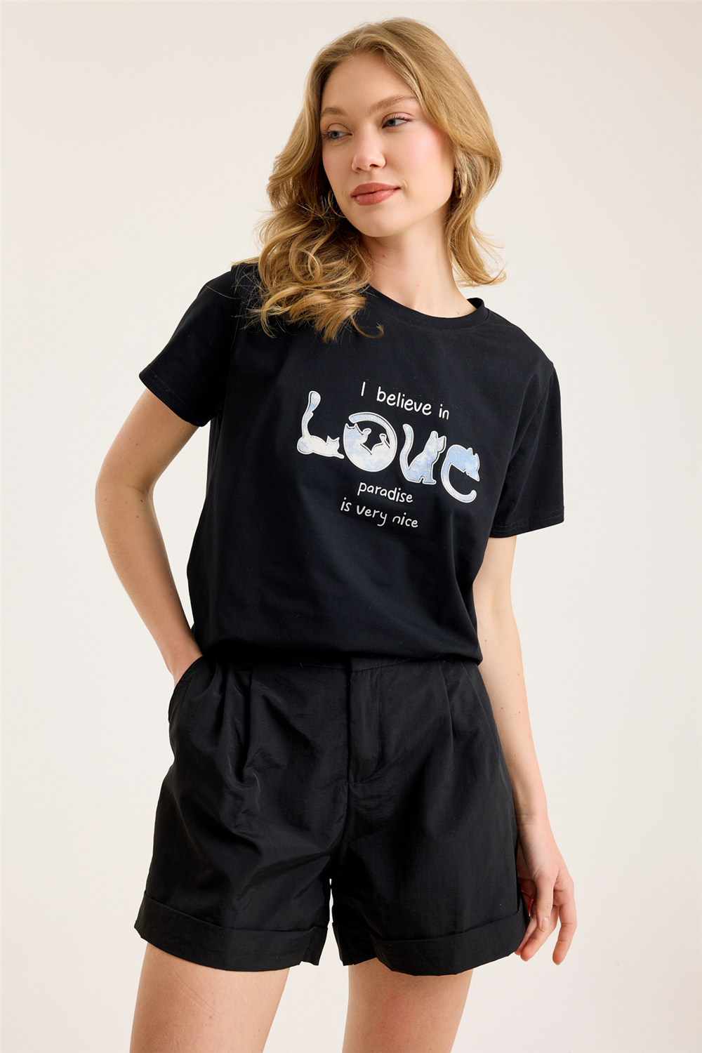 Kedi Armalı Tshirt