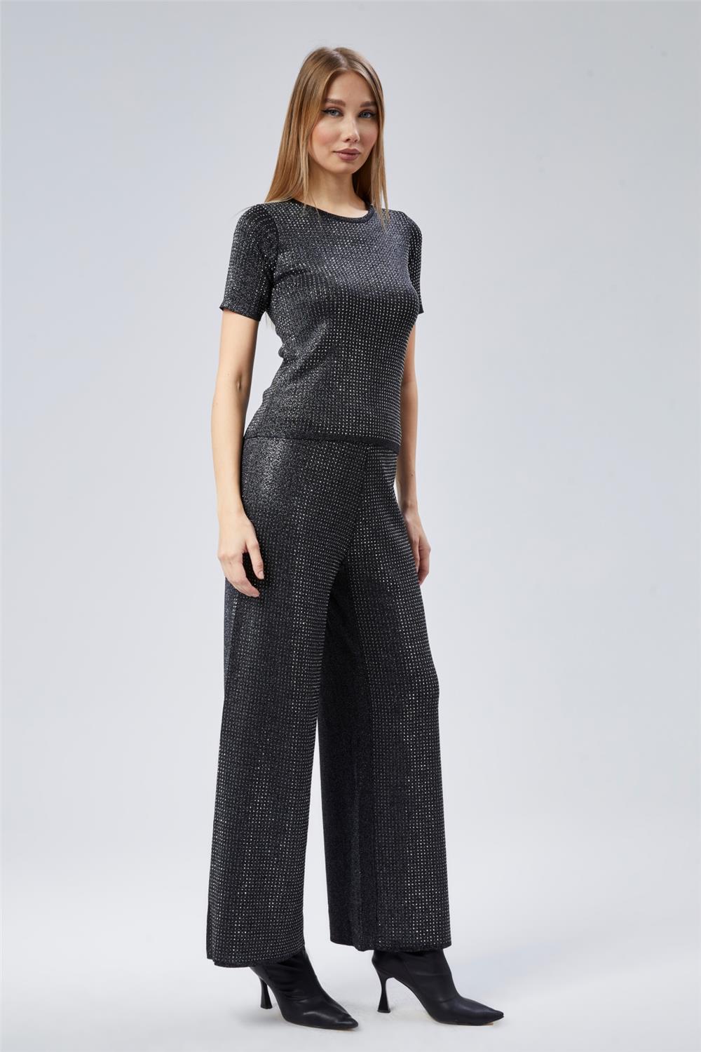 Twinset Bluz Pantolon Taşlı · 2