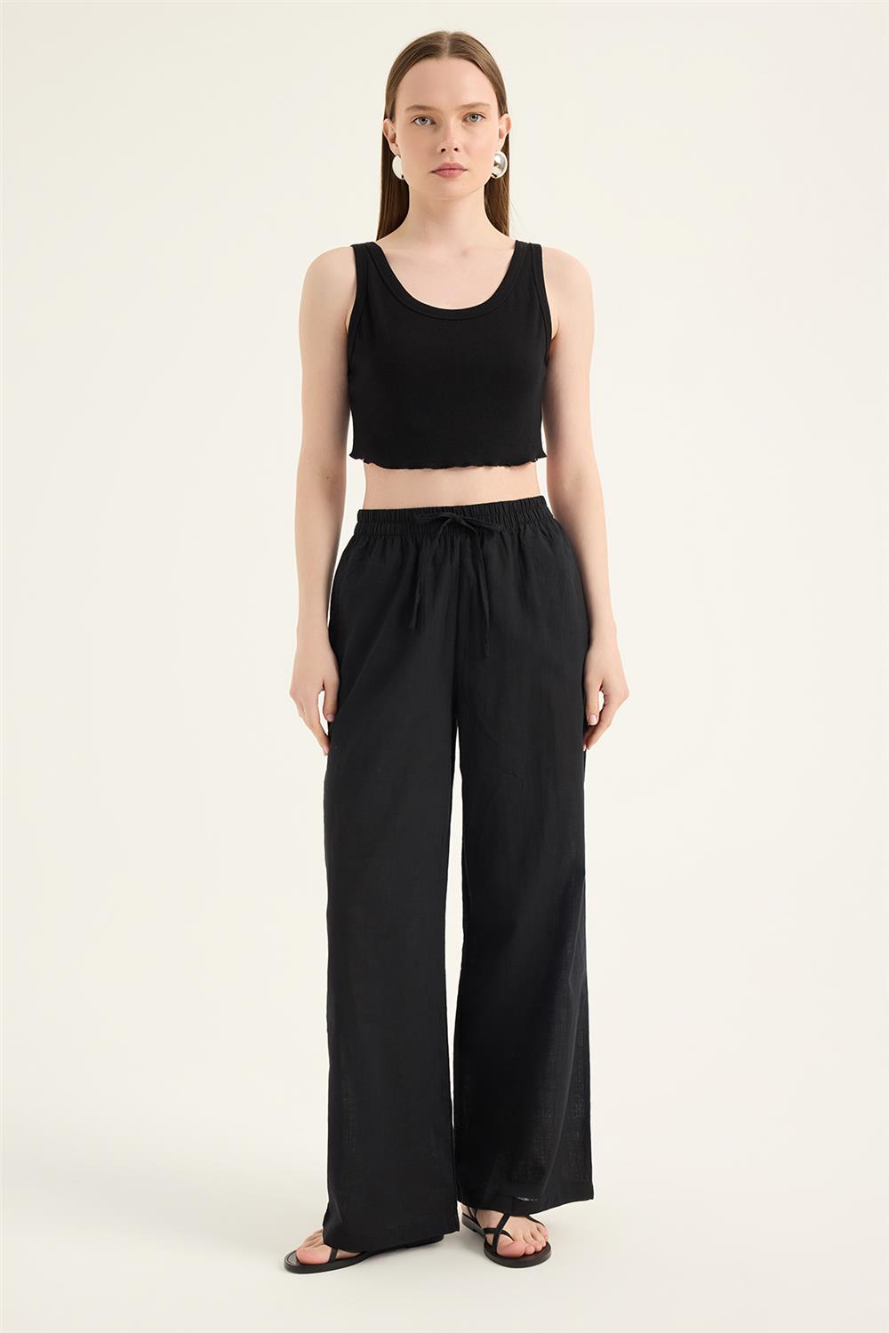 Beli Lastikli Pantolon