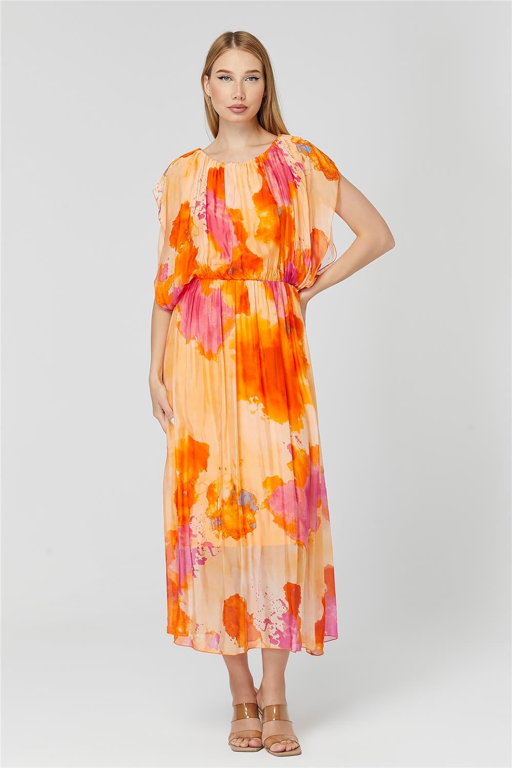 İpek Degrade Elbise