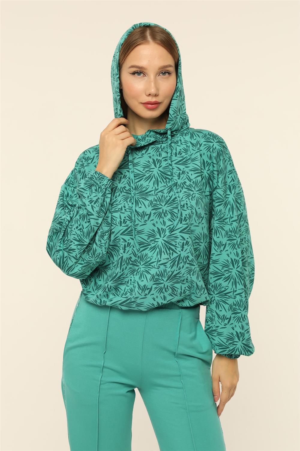 Kapişonlu Bamboo Sweatshirt · 2