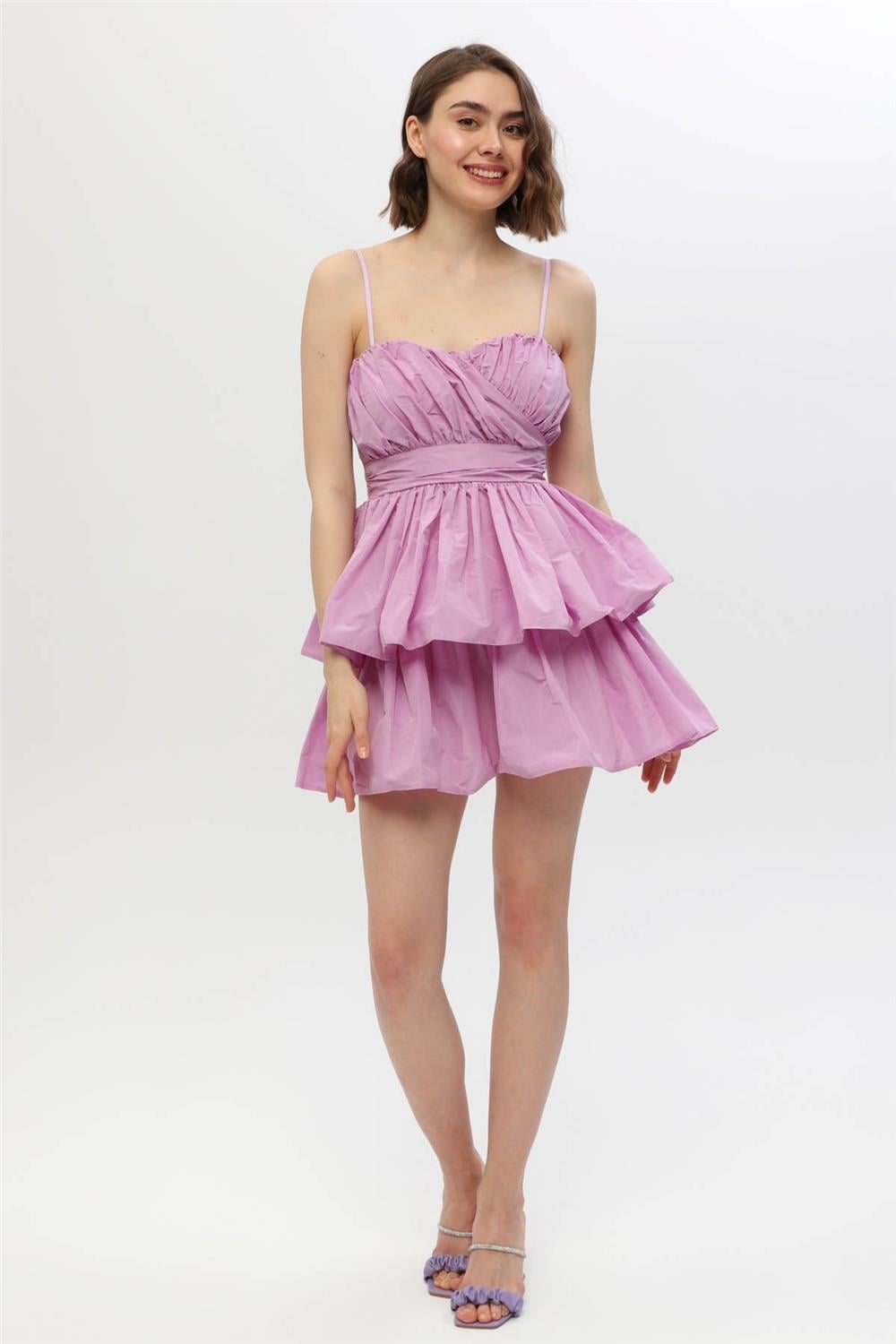 Mini Straplez Elbise