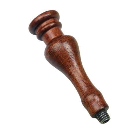 Ahşap Mum Mühürü Sapı Gül Ağacı G4 Özel Tasarım M8 Dişli