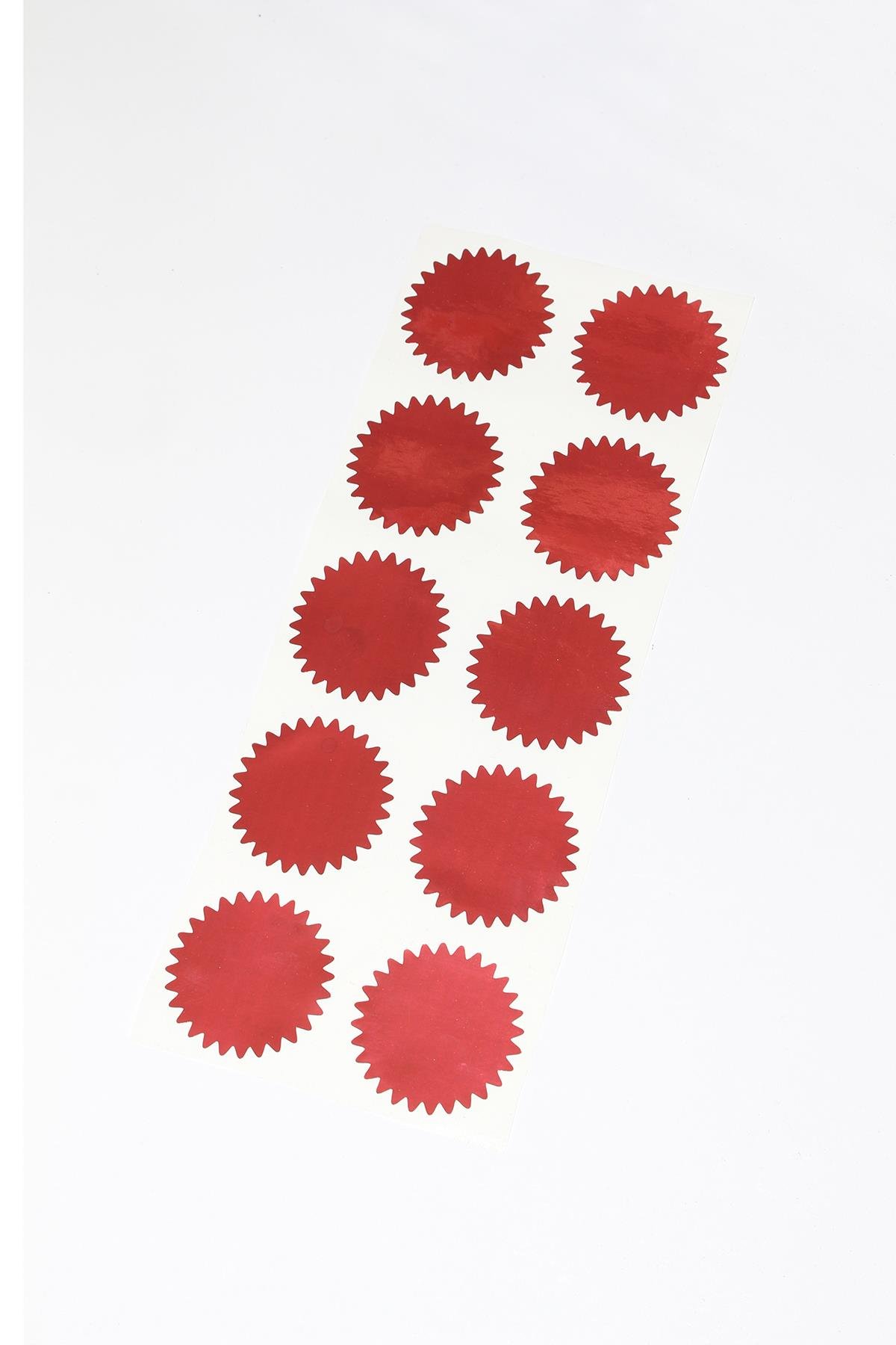 Kendinden Yapışkanlı Soğuk Mühür Etiketi 50 Adet Model 2