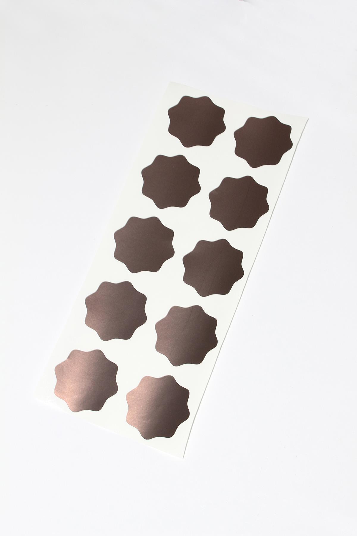 Kendinden Yapışkanlı Soğuk Mühür Etiketi 50 Adet Model 5