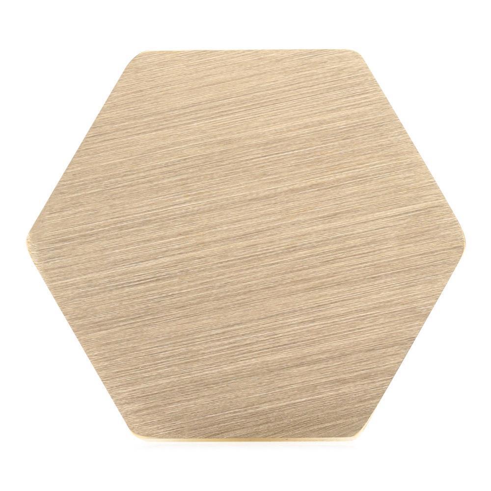 Boş Mum Mühür Pirinç Başlığı Altıgen 2 27x23,5