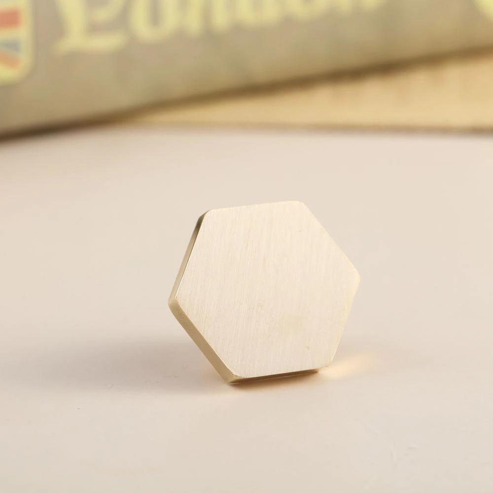 Boş Mum Mühür Pirinç Başlığı Altıgen 25x28.8