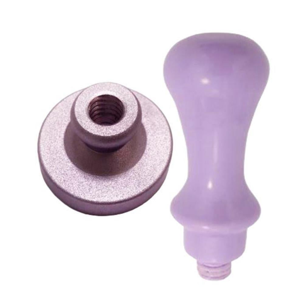 Boş Mum Mühür Pirinç Başlığı Alüminyum Mor Kafa 30 mm