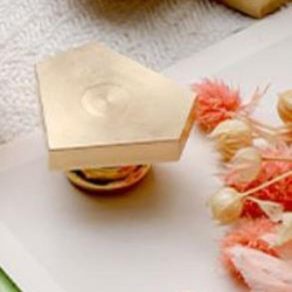 Boş Mum Mühür Pirinç Başlığı Elmas 25.5 x 29.5mm