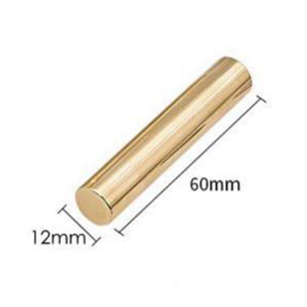 Boş Mum Mühür Pirinç Damga Başlığı Yuvarlak 12x60 mm