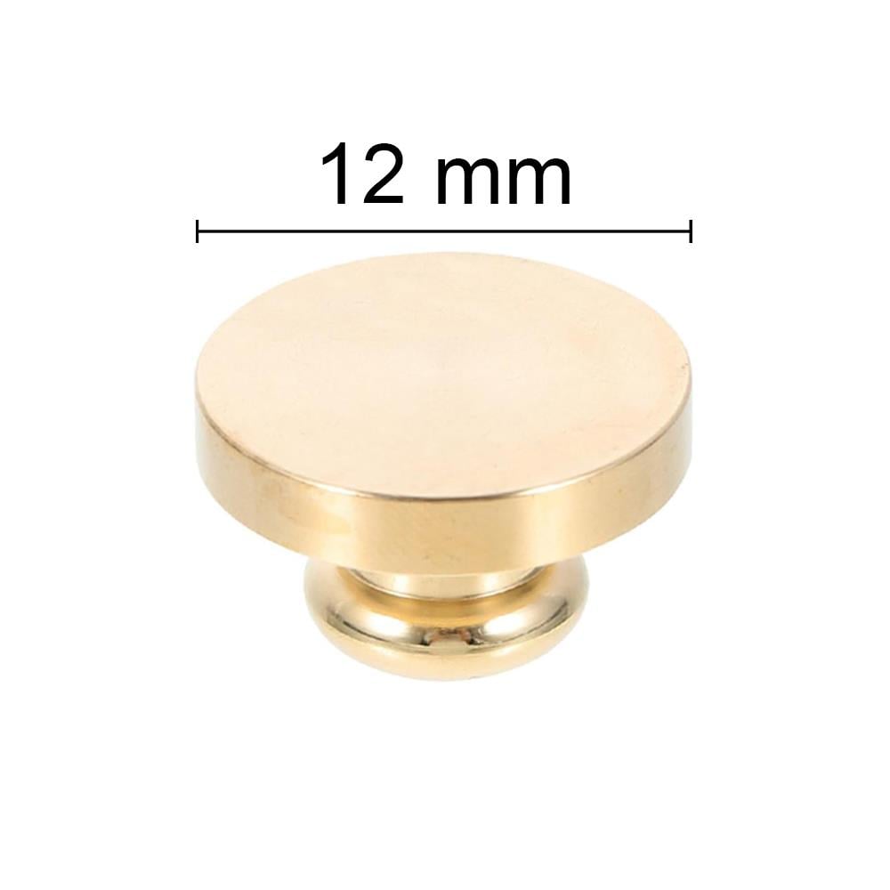 Boş Mum Mühür Pirinç Damga Başlığı Yuvarlak 12 mm